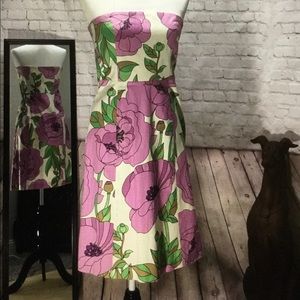 Banana Republic strapless  Poppy dress.